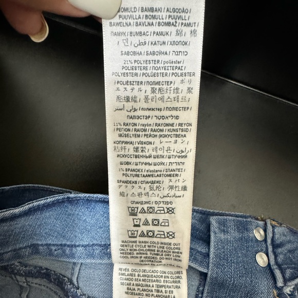 GUESS Jeans Women 32 High Rise Curvy Skinny Jeans - Picture 15 of 15